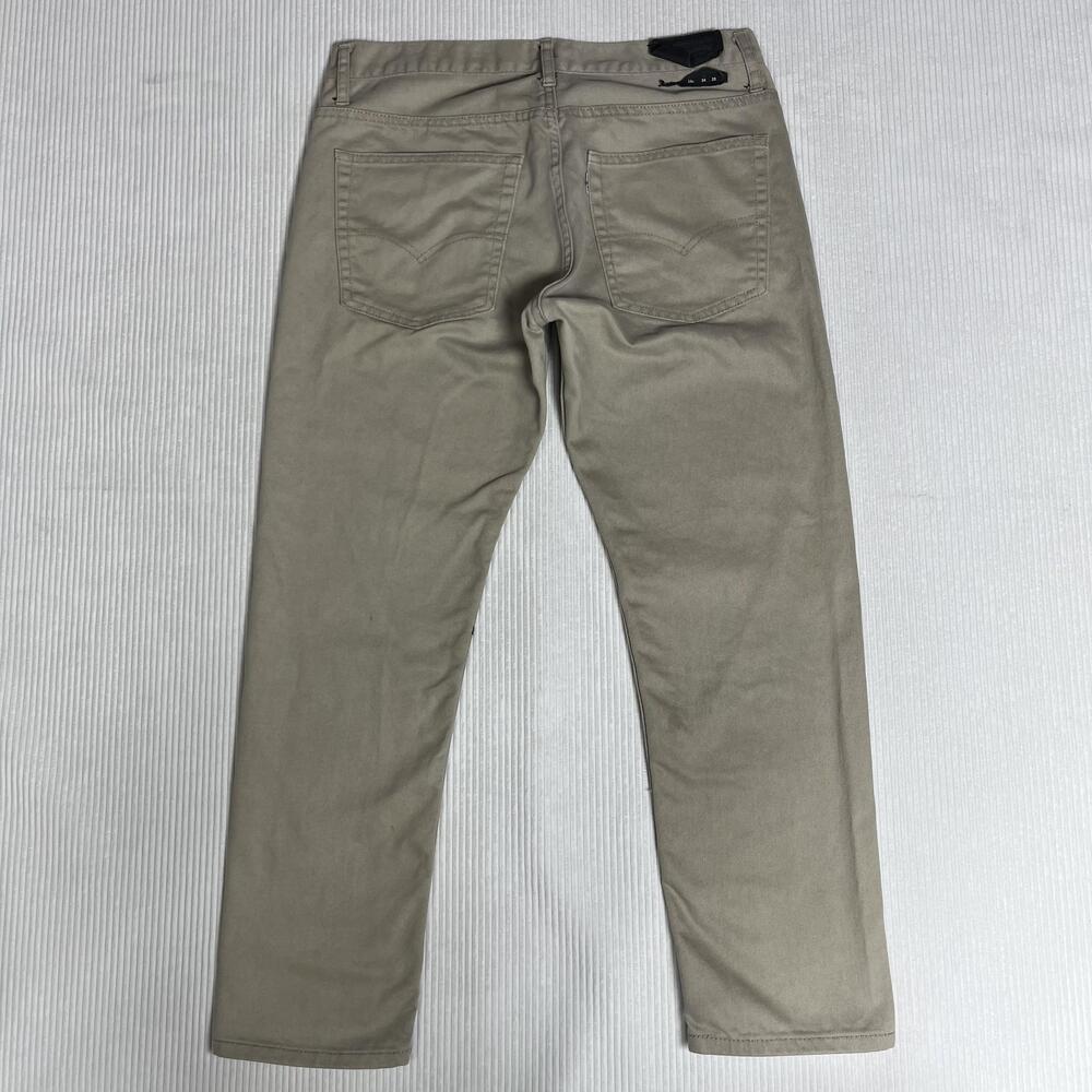 Levi's 511 Slim Jeans Boys 16 Husky Beige Denim Tapered Casual Pants
